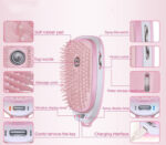 Electric Head Massage Comb Steam Anti-static Hair Care Lithium Battery - Image 2