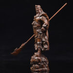 Gongwu God Of Wealth Statue Boxwood Carving Guan Erye Antique Figure Ornaments - Image 3