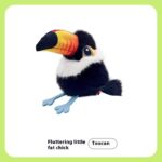Gravity Flutter Small Fat Cat Self-Hi Relieving Stuffy Toy Simulation Bird - Image 6