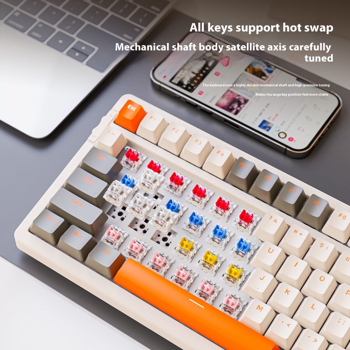 Bluetooth Wireless Dual-mode Mechanical Keyboard - Image 3