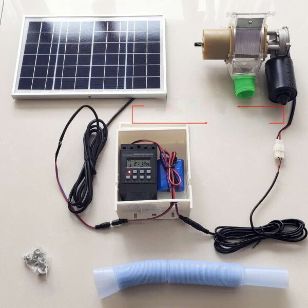 Automatic Chicken Feeding Device Duck Feeding Machine Timer Solar Energy