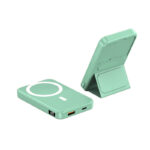 Magnetic Suction Wireless Charging Treasure Large Capacity Folding Bracket Mobile Power Supply - Image 9