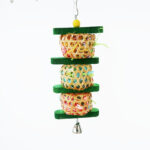 Parrot Supplies Bird Toy Rattan Woven Paper Silk Wood Gnawing Skewers - Image 5