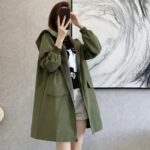 Loose Mid-length Hong Kong Style Coat - Image 7