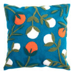 American Cotton Embroidery Cute Blue Pillowcase - Image 3