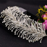 Handmade Chain Rhinestone Soft Silk Hair Accessories - Image 3