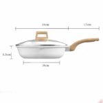 Household White Medical Stone Non-stick Pan - Image 2