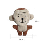 Cute Animal Shape Plush Toys For Small Large Dogs Puppy Squeaky Toy Bite Resistant Dog Chew Toys Dog Accessories Pet Supplies - Image 4