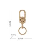 Pure Brass Mechanical Retro Steampunk Keychain Bag Pendant - Image 3