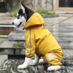 Sily Pet Raincoat Four-legged Raincoat For Dogs Small Dog Outing Clothes Tractable Waterproof Clothing Pet Clothing Cat Costume - Image 5