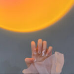 Pregnant Women's Armor Wearing Handmade Manicure - Image 3