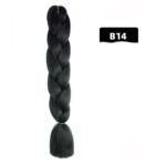Color Big Braid African Chemical Fiber High Temperature Silk Wig Gradient - Image 4