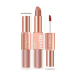 Lip Glaze Nude Milky Coffee Amber Pumpkin Cinnamon Milk Tea Double-headed Lipstick - Image 5