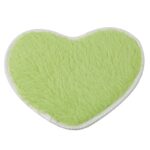 Heart-shaped Silk Wool Bedroom Love Floor Mat Bedside Lint-free Cute Heart Shape Carpet - Image 9