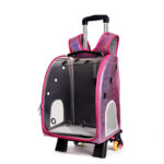Pet Trolley Transparent Folding Shoulder Small Dog Diaper Bag - Image 8