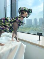 Cat Clothes Summer Thin Floral Dress Sphinx Hairless - Image 5