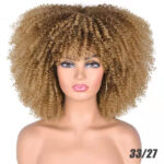 African Small Curly Hair Afro Wig Headgear - Image 7