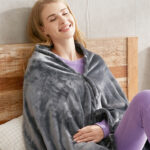 Winter Flannel Heated Blanket Cold Protection Body Warmer Usb Heated Warm Shawl Electric Heated Plush Blanket - Image 4