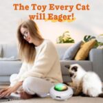 Interactive Cat Toys For Indoor Cats Automatic Kitten Toys Moving Feather Kicker Exercise Hair Removal Toy USB Rechargeable - Image 6