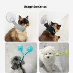 Cat Bath Holder Anti-scratch Anti-tampering Pet Dog Miracle Baby Sponge Cat Shaving Scissors Nail Cleaning Supplies - Image 5