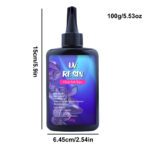 Uv Transparent Soft Epoxy Transparent Crystal Glue Epoxy Yellow Resistant - Image 4