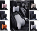 Ergonomic Design Car Headrest Lumbar Space Memory Foam Neck Protector
