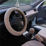 Winter Wool Car Cover Plush Steering Wheel Cover - Image 10