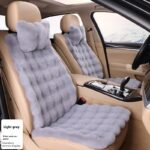 Bubble Velvet Winter Car Cushion Thickened Warm Plush Warm Universal Seat Cushions Seat Cover - Image 6