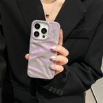 Colorful Purple Water Ripple Phone Case Three-dimensional - Image 3