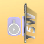 Simple Solid Color Magnetic Wireless Power Bank - Image 4