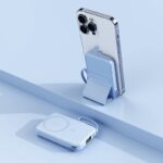 New Folding Bracket With Cable Magnetic Wireless Power Bank Large Capacity - Image 3