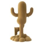 Funny Human-shaped Cactus Flocking Crafts Ornaments - Image 4