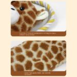 Funny Plush Dog Toys Stuffed Animal-Shaped Zebras Elephant Pet Chew Squeaky Toy Bite Resistant With Rope - Image 10