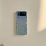 Feather Yarn Gradient Multicolor Zflip6 Folding Phone Case - Image 8