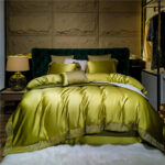 High-grade Brocade Four-piece High Precision 200 Long-staple Cotton Bedding - Image 6