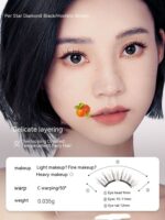 Soft Magnetic False Eyelashes Zero Glue Light Feeling Eyelash Long Curling Big Eyes Natural - Image 9