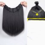 Women's Long Straight Hair Hairpiece  Without Mark - Image 3