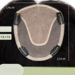 Hand-woven Hair Replacement Simulation Scalp Middle Wig - Image 3