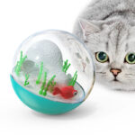 Pet Supplies Cat Toys Mimi Self-Hi Electric Fish Tumbler Funny Cat Ball - Image 5