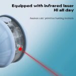 Upgrade Cat Interactive Ball Toy Automatic Rolling Ball Faux Tail Rechargeable Smart Pet Electric Toy Laser Pointer Cat Accessor - Image 4