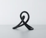 Simple And Modern Black Resin Twisted Knot Abstract Geometric Ornaments - Image 6