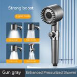 The Third Gear Adjustable Strong Supercharged Shower Head Household Bath Shower Hose Shower Head - Image 3