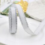 Gift Packaging Wedding Rib Gold And Silver Color Fringe With Bowknot Decorative Baking Ribbon Multicolor - Image 5