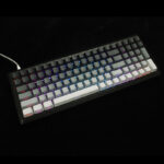 Dual Color Gradient Pbt Dip Dyed Positive Engraved Transparent Oem Keycaps - Image 3