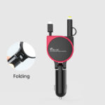 Compatible with Apple , Three-in-one Car Charger Data Cable Cigarette Lighter - Image 4