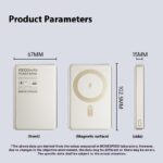 Ultra-thin Transparent Magnetic Mobile Phone 15W Portable Wireless Power Bank - Image 3