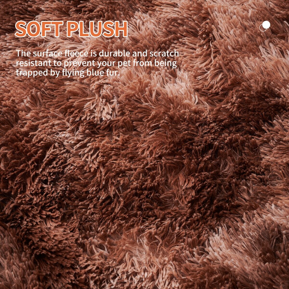 Calming Dog Bed Fluffy Plush Dog Mat For Furniture Protector With Zipper Removable Washable Cover For Large Medium Dogs And Cats - Image 10