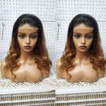 Ombre 1B 27 Body Wave 4x4 Lace Wig Brazilian Human Hair Wigs - Image 4