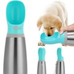 Portable Dog Water Bottle 700ml Stainless Steel Leak Proof Puppy Water Dispenser With Drinking Feeder For Pets Travel Walking Hiking And Outdoor Activities - Image 10