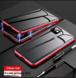 Anti-peep Magnetic Protective Shell Magnetic Privacy Glass Phone Case - Image 3